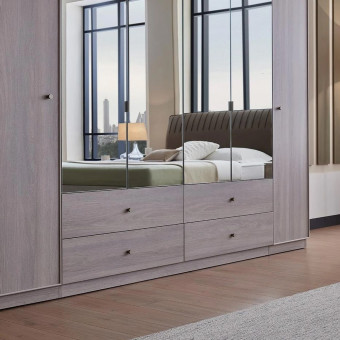 Шкаф 6 складных дверей ENZA HOME BASEL EH59481