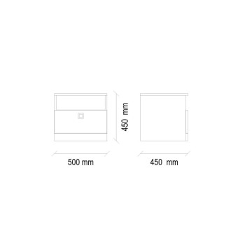 Тумба прикроватная ENZA HOME MISTRAL EH30673