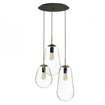 Подвесная люстра Nowodvorski Pear Transparent/Brass 7794