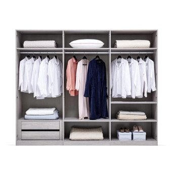 Шкаф с дверцами 6 дверей ENZA HOME BASEL EH59482