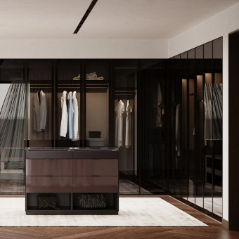 Шкаф гардеробный угловой ENZA HOME Коллекция ODENA (ОДЕНА) арт. EH74158