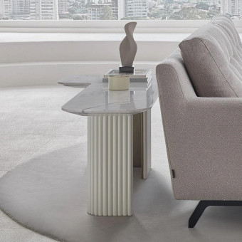Стол журнальный мрамор ENZA HOME Коллекция DALLAS (ДАЛЛАС) арт. EH68279