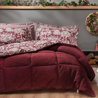 Комплект постельного белья с одеялом Queen Size (195x215 см) YATAS BEDDING "PINO" EH62628