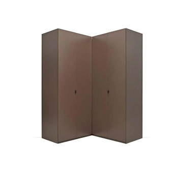 Шкаф угловой (серый) ENZA HOME POLKA EH59224