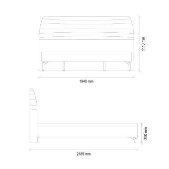 Основание с ящик 180x200 ENZA HOME CORDELL EH57725