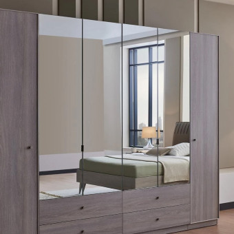 Шкаф 6 складных дверей ENZA HOME BASEL EH59481