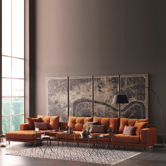 Тахта левая ENZA HOME Коллекция ARTE (АРТ) арт. EH54828