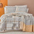 Комплект постельного белья Queen Size (200x220 см) YATAS BEDDING "BUSTA" EH56718