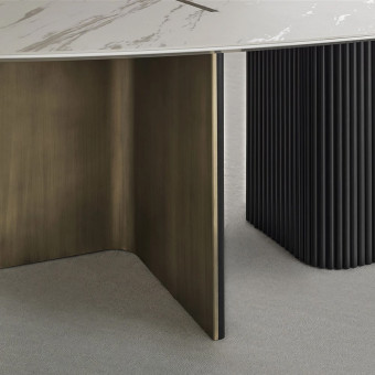 Стол обеденный овальный ENZA HOME NAGOYA EH68307