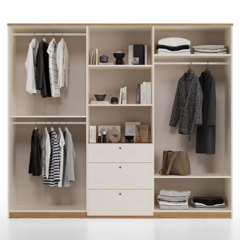 Шкаф 4 двери комод ENZA HOME MARSANA EH73966