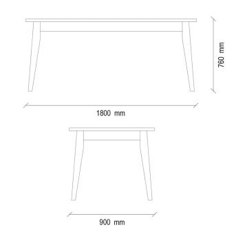 Стол обеденный ENZA HOME LORETO EH57547
