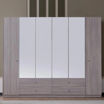 Шкаф 6 складных дверей ENZA HOME BASEL EH59481