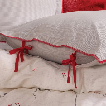 Комплект постельного белья Queen Size (200x220 см) YATAS BEDDING "KARINA" EH62473