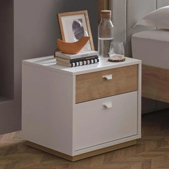 Тумба прикроватная (белый) ENZA HOME POLKA EH56252