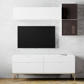 ТВ тумба с 4 ящиками ENZA HOME Коллекция LEGATO (ЛЕГАТО) арт. EH60842