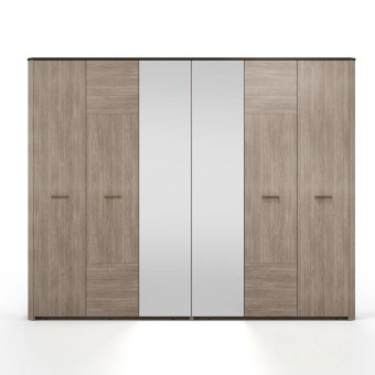 Шкаф с дверцами 6 дверей ENZA HOME Коллекция VARENA (ВАРЕНА) арт. EH69411
