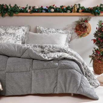 Комплект постельного белья с одеялом Queen Size (195x215 см) YATAS BEDDING "PINO" EH62629