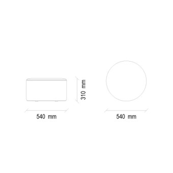 Пуф для столика ENZA HOME DORIAN EH67033