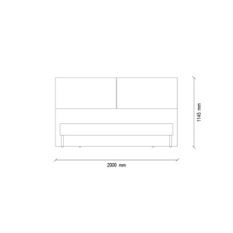 Изголовье (180x200 см) ENZA HOME LORETO EH57677