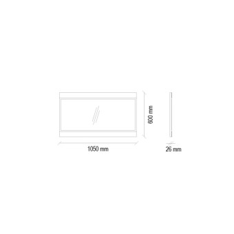 Зеркало для комода ENZA HOME Коллекция POLKA (ПОЛЬКА) арт. EH56253