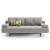Диван кровать трехместный ENZA HOME Коллекция HENNA (ХЕННА) арт. EH73993