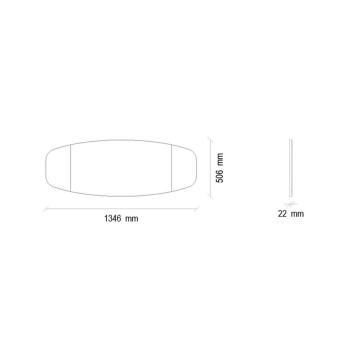 Зеркало для серванта ENZA HOME NETHA EH20212