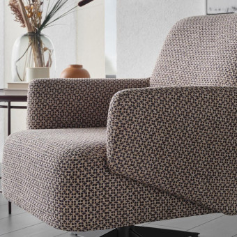 Кресло вращающаяся ножка ENZA HOME PARMA EH68870