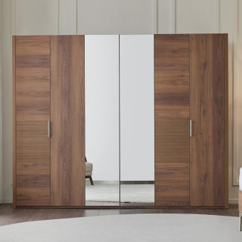 Шкаф с дверцами 6 дверей ENZA HOME PAVIA EH67043