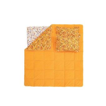 Комплект постельного белья с одеялом Single Size (155x215 см) YATAS BEDDING "TERAZZO" EH62630