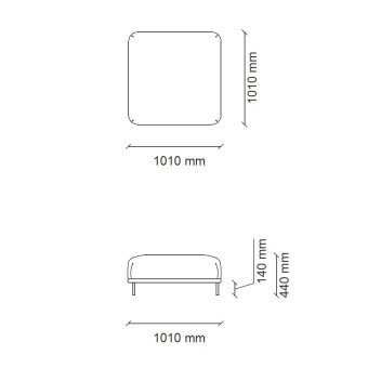 Пуф (P1) ENZA HOME SEOUL EH71516
