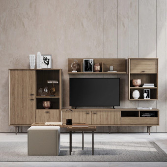 Шкаф книжный ENZA HOME Коллекция PALOMA (ПАЛОМА) арт. EH69395