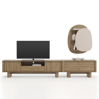 ТВ модуль настенный ENZA HOME Коллекция PERGE (ПЕРГЕ) арт. EH73917