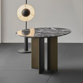 Приставной столик мрамор ENZA HOME NASSAU EH68290