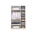 Шкаф с дверцами 3 двери ENZA HOME Коллекция POLKA (ПОЛЬКА) арт. EH56249