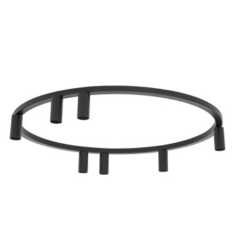 Потолочная люстра Nowodvorski Fourty Round VII Black (Cерия Fourty VII, Модель круглая, Цвет Черный) арт. 11944