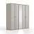 Шкаф с дверцами 5 дверей ENZA HOME HERA EH73870