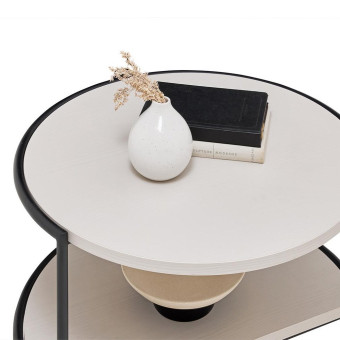 Стол журнальный круглый 2 шт ENZA HOME RITA EH69462