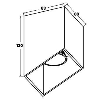 Потолочный светильник Zumaline QUBY ACGU10-131