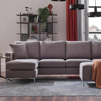 Диван угловой большой ENZA HOME Коллекция LINEA (ЛИНЕА) арт. EH60913