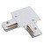 Коннектор для однофазной трековой системы  L-образный Nowodvorski Profile Recessed White 8970