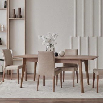 Стол обеденный раздвижной ENZA HOME Коллекция PALOMA (ПАЛОМА) арт. EH73931