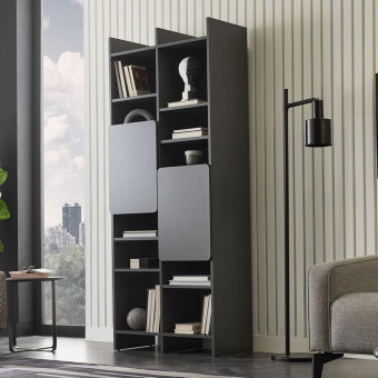 Шкаф книжный ENZA HOME Коллекция BLEND (БЛЭНД) арт. EH68794