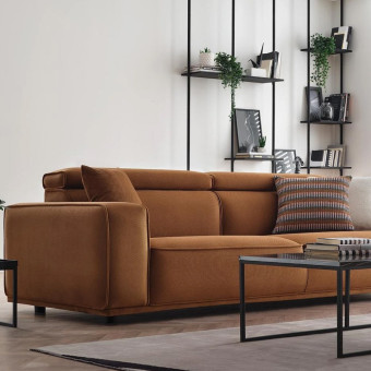Диван трехместный ENZA HOME Коллекция MILOS (МИЛОС) арт. EH65341