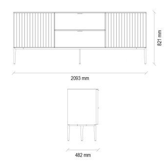 Сервант ENZA HOME RIGA EH60826