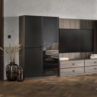 ТВ модуль с дверцами ENZA HOME Коллекция PARMA (ПАРМА) арт. EH68324