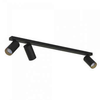 Накладной светильник спот Nowodvorski Mono Black/Gold (Cерия Mono, Цвет Черный/Золото) арт. 7767