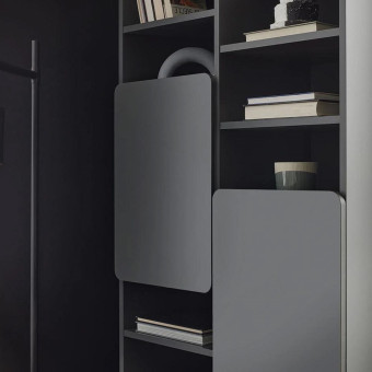 Шкаф книжный ENZA HOME Коллекция BLEND (БЛЭНД) арт. EH68794