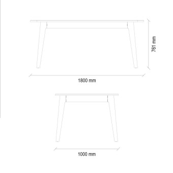 Стол обеденный ENZA HOME LEGATO EH59580