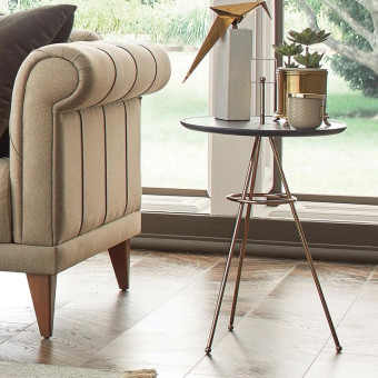 Стол журнальный круглый ENZA HOME PIEDRA EH21241