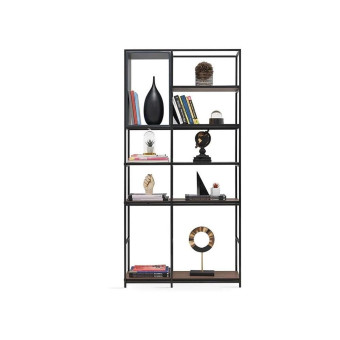 Книжный шкаф (антрацит) ENZA HOME HAMPTON EH57652